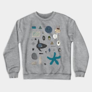 Dark Nautical Aesthetic Crewneck Sweatshirt